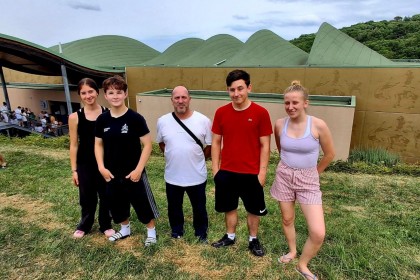 Manoah, Neela, Camille et Zoé ont participé aux championnats de France à Ceyrat (63)