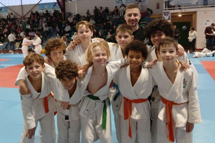 Les benjamins en bronze aux finales départementales